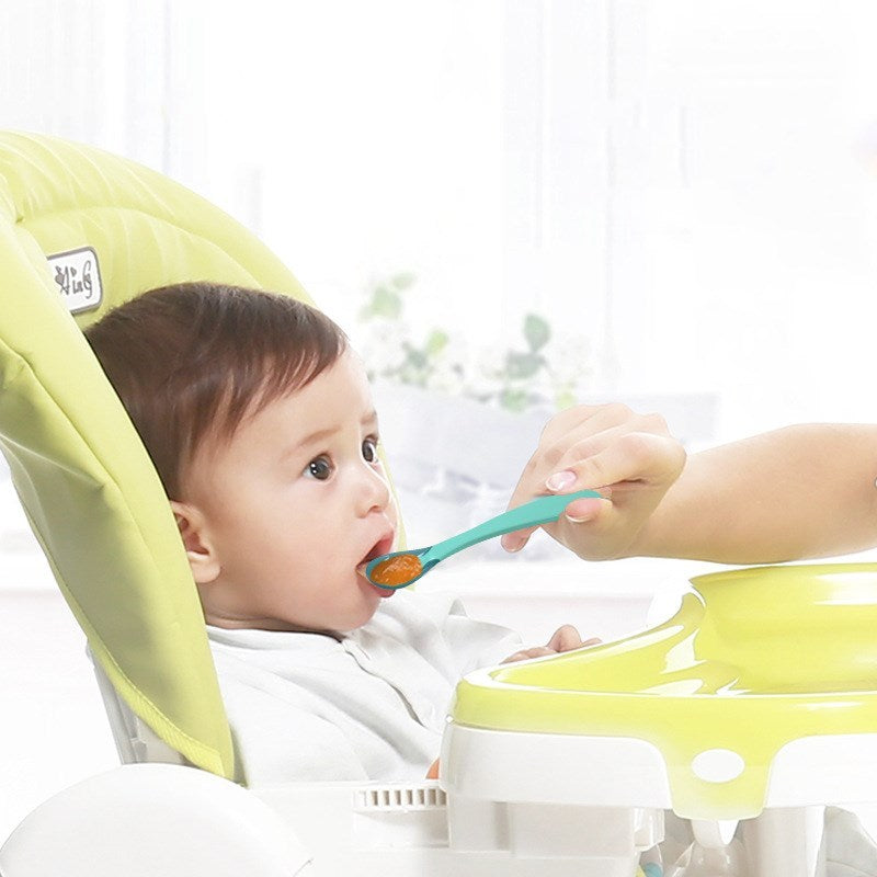 Cuillère thermique pour bébé – Change de couleur selon la chaleur